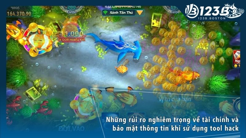 Rủi ro bị mất tiền và và thông tin cá nhân khi sử dụng tool hack bắn cá